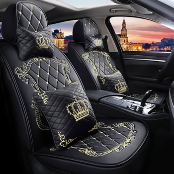 Седалките За столчета за автомобил от Изкуствена Кожа Ford Grand C-Max, Fiesta Фиго Fusion Mondeo Focus GT Ka Mustang Taurus Ranger Edge