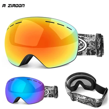 Ски очила с UV400 защита от замъгляване, двуслойни Сноубордические очила за шейни, очила за зимни спортове, Ски очила с високо качество