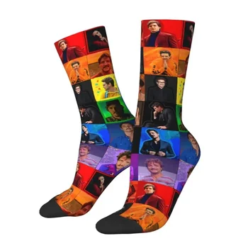 Спортни чорапи с 3D-принтом за мъже и жени, топли чорапи Kawaii Pedro Pascal, Баскетболни чорапи