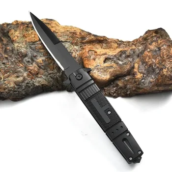 Термообработанный Сгъваем Многофункционален нож за оцеляване и за самозащита на открито, Преносимо оборудване за къмпинг